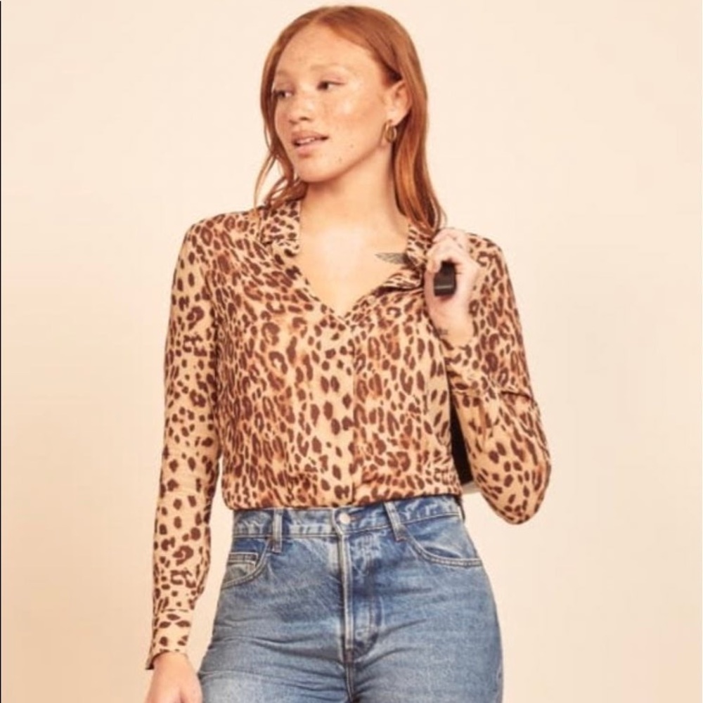 Reformation NWOT Violet top size M